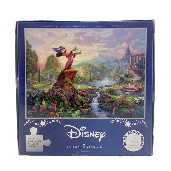 Ceaco Disney Jigsaw Puzzle | Fantasia Theme | Thomas Kinkade | 300 Pieces *NEW - Picture 2 of 3